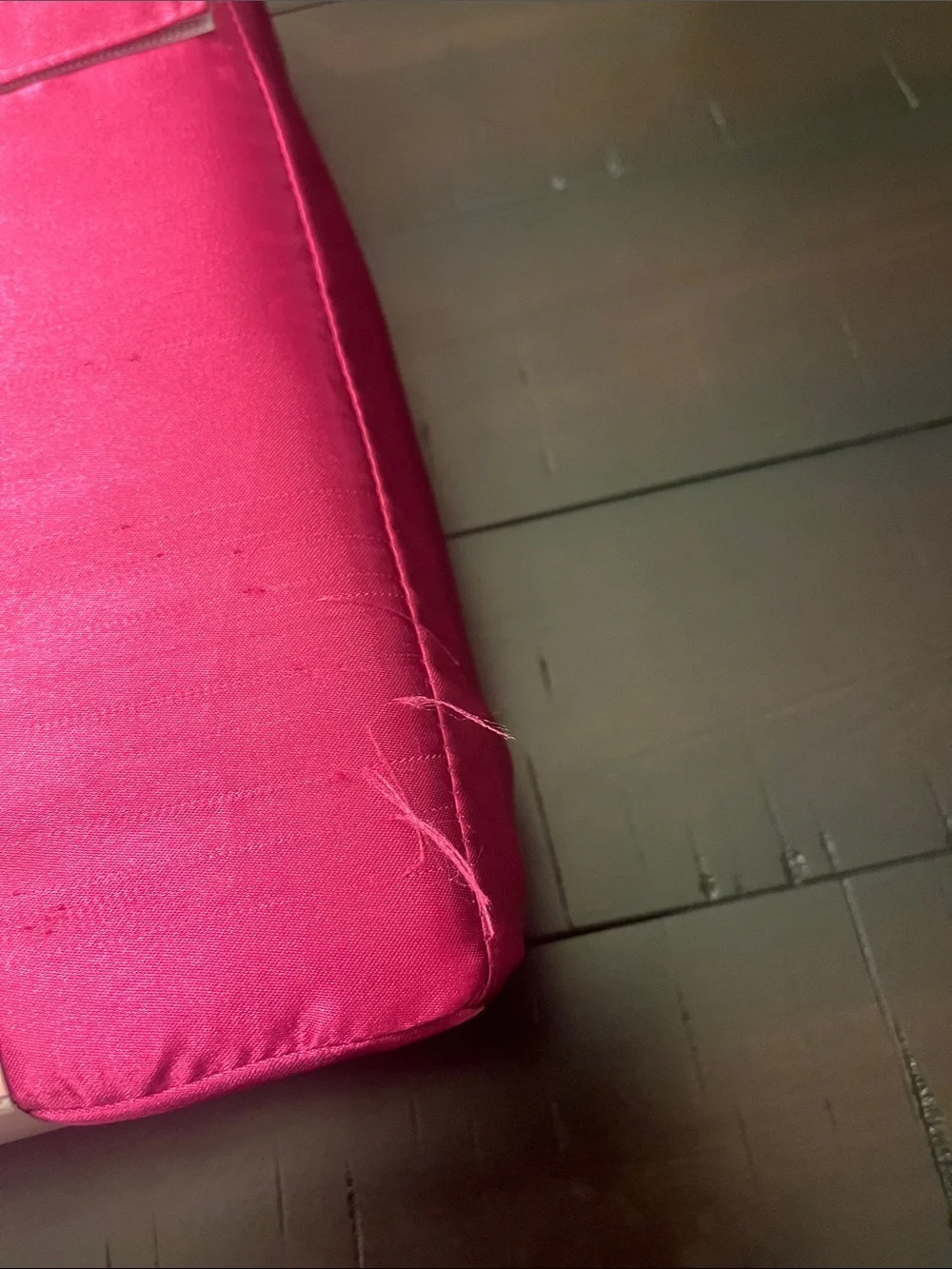 Paris Hilton Satin Sheet Set Queen Fuchsia new Flat, Fitted and 2 Pillowcases